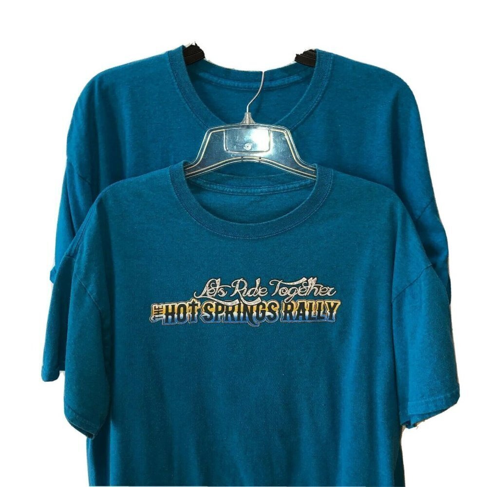 2 Blue Lets Ride Together Motorcycle Hot Springs